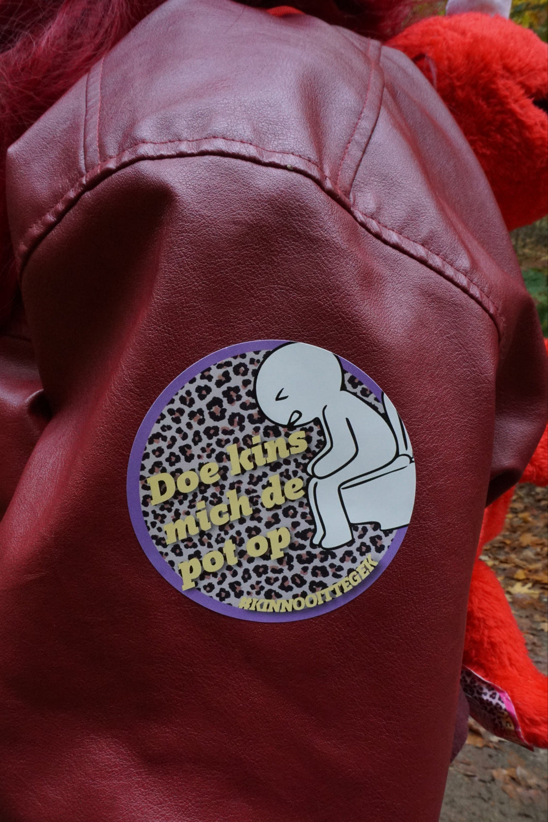 Doe kins mich de pot op Sticker