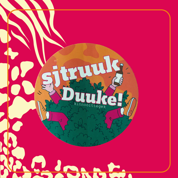 Sticker Sjtruuke duuke